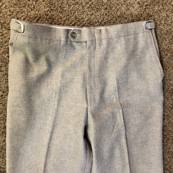 Vintage Dress Pants Mens 38R Used Brown Blend Textured - Picture 5 of 11